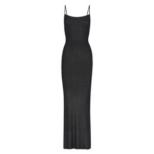 SKIMS Black /onyx skims shimmer dress